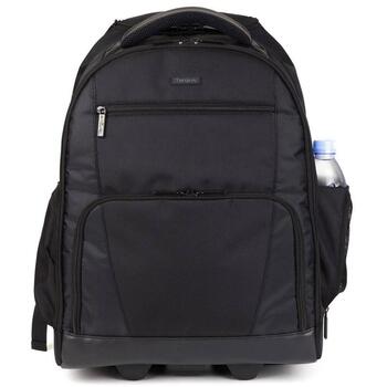 Targus рюкзак TSB700EU, 39,6 см, 30 л, полиэстер, телескопическая ручка, 2 колеса, плечевой ремень, черный (TSB700EU)