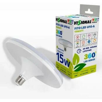 Visional LED Fito лампа TL-A-15W 15W, AC 220-240V, E27, 270°, 4000K (TL-A-15W)