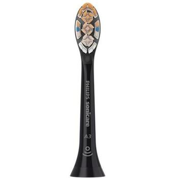 Philips Zobu birstes galvas HX9094/88 Mīkstas saru, 4 gab., Melna, 62000 vibrācijas/min, 3 mēneši nomaiņai (HX9094/88)