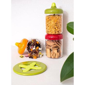 ViceVersa круглый контейнер 11231, 0,75л, красный, герметичная крышка, штабелируемый (11231)
