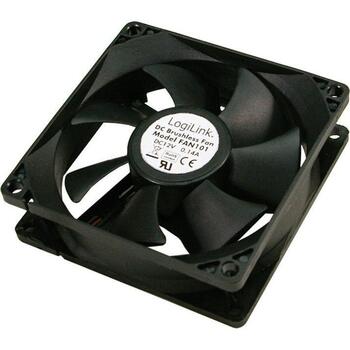 Logilink datora korpusa ventilators FAN103, 12V, 2.78W, 0.23A, 2000rpm, 75CFM, 31.3dB, 120x120x25mm, 4 kontaktu Molex (FAN103)