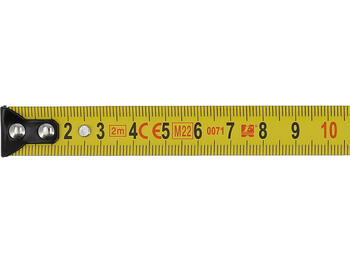 Yato Mērlente YT-71070, 3m, 16mm, tērauds, pārklājums ar neilonu, ABS korpuss, II precizitātes klase (YT-71070)