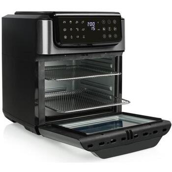 Tristar karstā gaisa friteris-cepeškrāsns FR-9068, 1800 W, 12 L, karstā gaisa tehnoloģija, melns, digitālais panelis, taimeris (FR-9068)