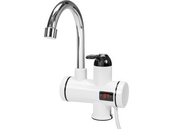 Fala Ūdens sildītāja krāns KATLA 1 75921, 3000 W, 230 V, 50 Hz, IPX4, 1.2 m, 0.1-0.6 MPa, 150 mm, LCD, G1/2, 360° (75921)