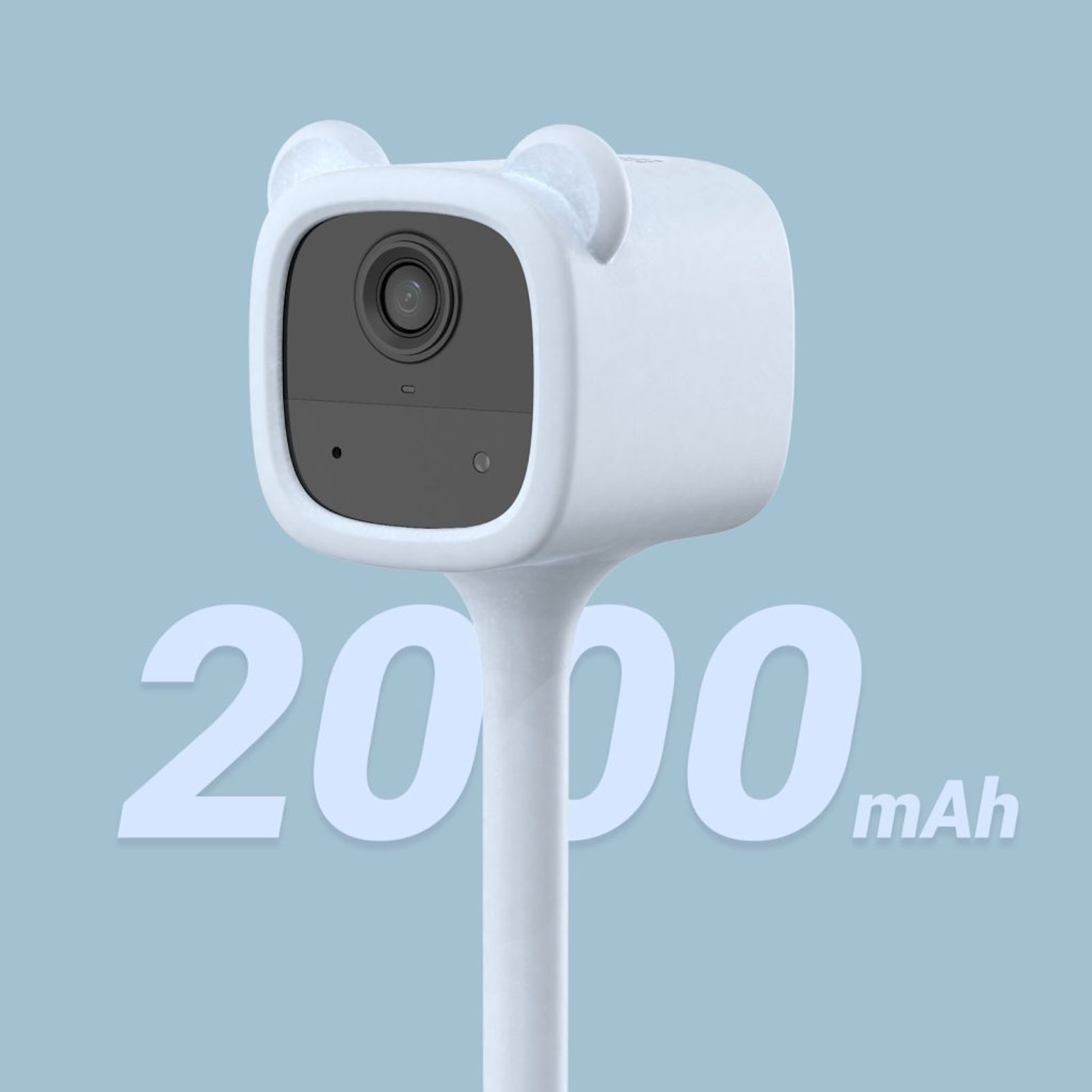 Ezviz BM1 Медвежонок комнатная радионяня CS-BM1-1080P-BL, 1080p, 2МП, 2000мАч, 5м ночное видение, H.265, Wi-Fi, синий (CS-BM1-1080P-BL)