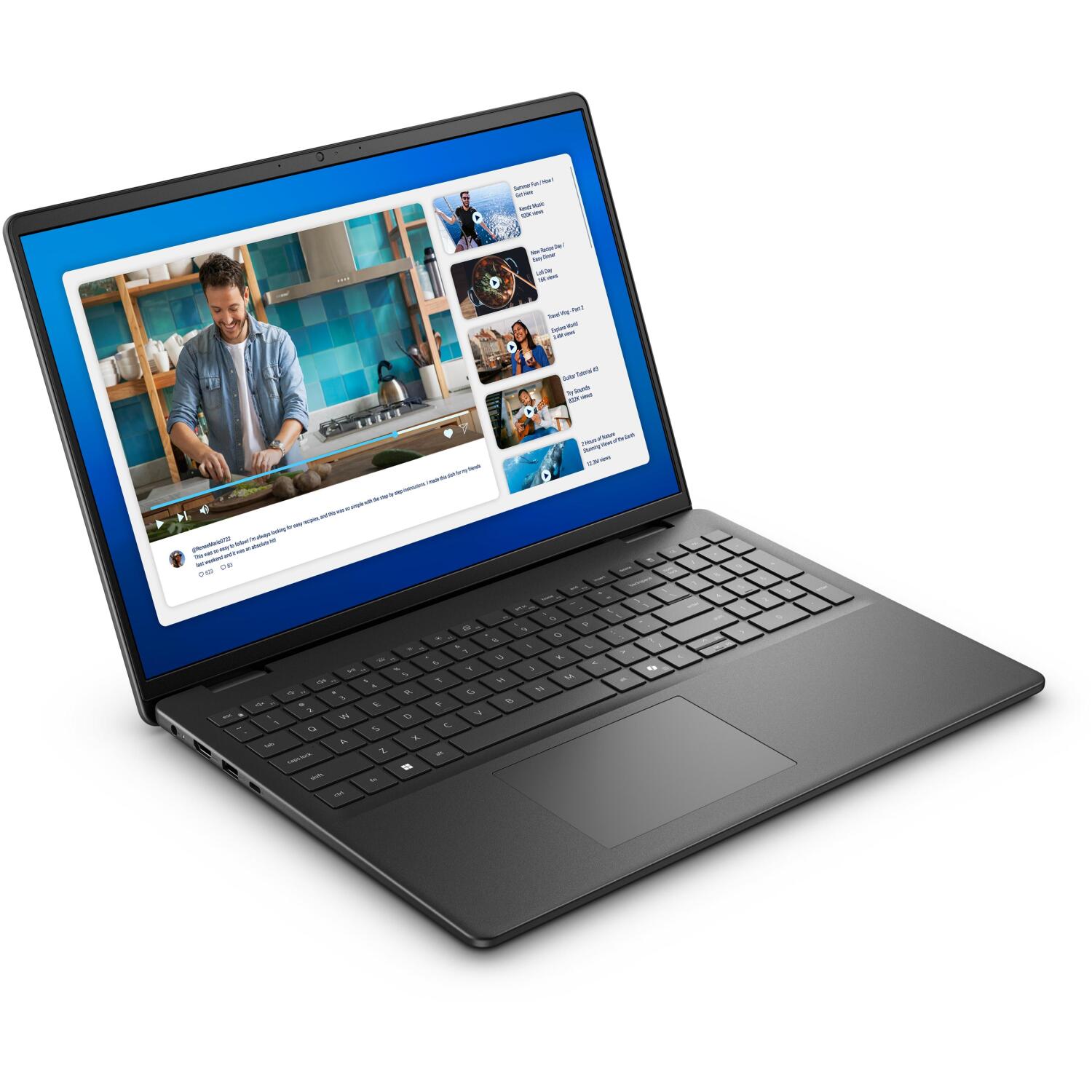 Dell Klēpjdators 16 DC16250 DC16250_RPLU-R_015, 16 collas, 1920x1200 pikseļi, Intel Core 5 120U, 8 GB DDR5, 512 GB SSD (DC16250_RPLU-R_015)