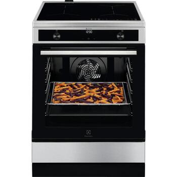 Electrolux LKI64023AX elektriskā plīts ar indukcijas virsmu, 73l, 50-275°C, A, AirFry, Aqua Clean (LKI64023AX)