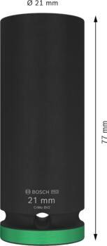 Trieciena uzgriežņatslēgām PRO IMPACT MUCIŅA BOSCH 2608003052 (2608003052)