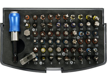 Набор бит для отвертки Yato YT-04624, 59 шт., 1/4