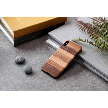 Man&Wood Чехол для смартфона M7711B, 6.5, С изображением, Apple iPhone XS Max, натуральное дерево, поликарбонат (M7711B)
