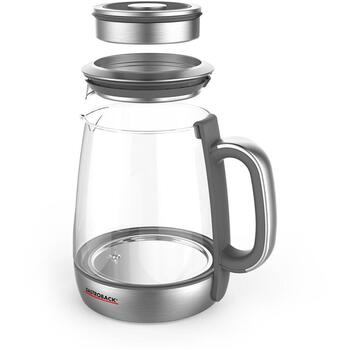 Gastroback Чайник 42440, 2000 W, 1,5 L, LCD, 0,85 m, Нержавеющая сталь, 360° Поворот, Регулируемый термостат (42440)