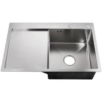 Ab Раковина NT 9134542, 780x510mm, 200mm, 110mm, сифоны, нержавеющая сталь, справа, сатин (9134542)