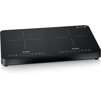 Severin Индукционная плита DK 001027, 3400W, 2 конфорки, температура 60-240°C, сенсорное управление, 180 мин таймер (DK 001027)