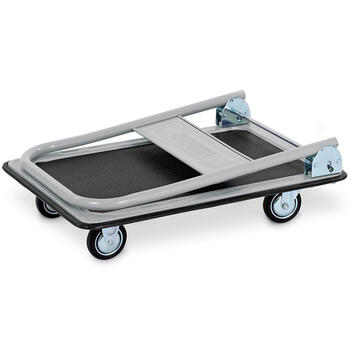 Kravas ratiņi ar platformu 150kg, nolokāms rokturis Kreator (KRT670101)