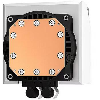 Deepcool Šķidrais CPU dzesētājs LT360 WH ARGB R-LT360-WHAMNC-G-1, 1.30 kg, 72.04 cfm, 3 ventilatori, Anti-leak Tech (R-LT360-WHAMNC-G-1)