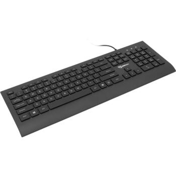 Sbox Клавиатура K-33-US, 104 клавиши, полная раскладка, мембрана, USB 2.0, 1,5м, черный, Windows 7/8/10/11 (K-33-US)