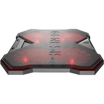 Genesis Dzesēšanas paliktnis klēpjdatoram Oxid 260 NHG-2075, 4 ventilatori, 130 mm, 850-1010 apgr/min, 60 cfm, USB centrmezgls (NHG-2075)