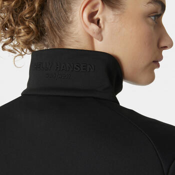 Helly Hansen džemperis 72381_990-S, S, melns, 260 g/m², YKK rāvējslēdzējs, krūšu kabata, roku kabatas, elastīgas piedurkņu malas (72381_990-S)