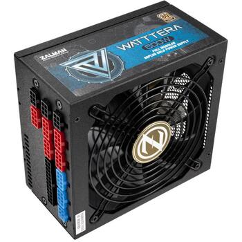 Zalman Barošanas bloks WATTTERA ZM800-EBTII, 800 W, 100-240 V, 91%, 1 ventilators, 80 PLUS Gold (ZM800-EBTII)
