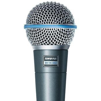 Shure Beta 58A dinamisks superkardioīds vokālais mikrofons, 50-16000Hz, 290Ω, 278g (BETA 58A)