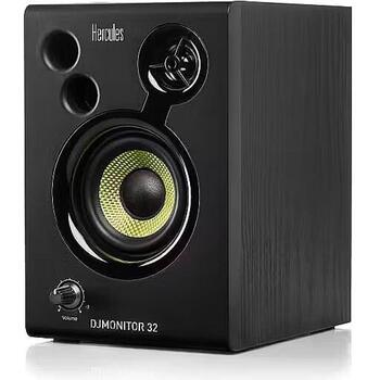 Hercules DJMonitor 32 4780885, 60-20000 Гц, 15 Вт, 60 Вт, 7,62 см, черный, MDF, 2 динамика (4780885)