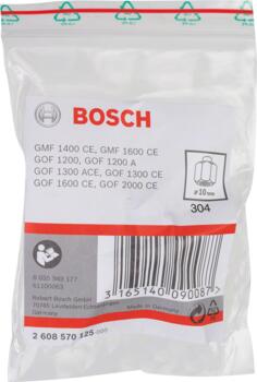 Canga, 10 mm GOF 1200 A, 1300 ACE, Rokas frēzēm SPĪĻAPTVERE, 2608570125, BOSCH (2608570125)