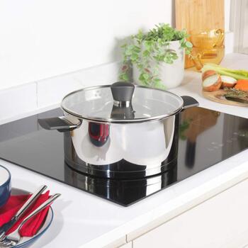 Russell Hobbs Excellence кастрюля RH01168EU7, 24см, 4.8л, нержавеющая сталь, крышка, индукционная плита (RH01168EU7)