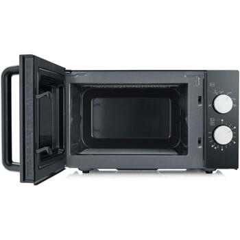Severin Микроволновая печь 7761-000, 1000 W, 20 л, механическое управление, черный цвет, с подсветкой (7761-000)