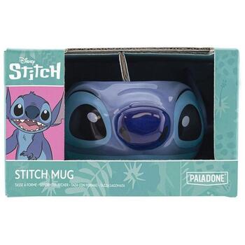 Paladone Stitch кружка PP10506LS, 450 мл, керамика, серая, Disney Stitch, 1 шт. (PP10506LS)