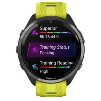 Garmin Умные часы Forerunner 965 010-02809-12, 3,56 см AMOLED, 454 x 454 пикселей, 32 ГБ, GPS, Wi-Fi, Bluetooth, 5 ATM, титан (010-02809-12)