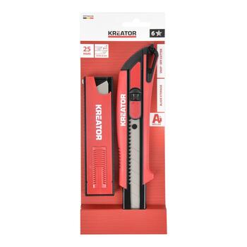 Kreator Нож KRTH00208, 140mm, 1 шт., авто загрузка, 3 лезвия (KRTH00208)