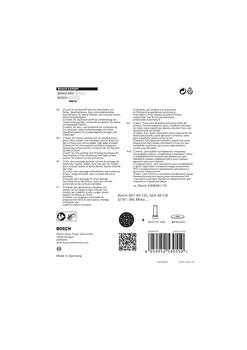 Slīpēšanas pamatne 125mm,Medium GET 55-125, Ekscentra slīpmašīnām EXPERT MULTIHOLE BALSTA DISKS, 2608900004, BOSCH (2608900004)