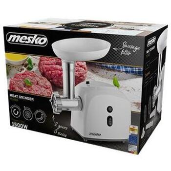 Mesko Мясорубка MS 4805, 230V, 1.5kW, 3 режущих решетки, с заземлением, противоскользящие ножки (MS 4805)