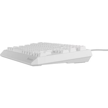 Genesis Thor 230 TKL механическая игровая клавиатура NKG-2080, проводная, USB Type-C, 87 клавиш, Outemu Brown, RGB, белая (NKG-2080)