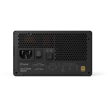 Fractal Design Ion 3 Gold FD-P-IA3G-850-EU, 850W, 80 PLUS Gold, 140mm ventilators, modulāri kabeļi, ATX12V 3.1/EPS12V (FD-P-IA3G-850-EU)