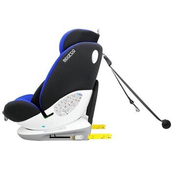 Sparco SK3000I_BL автокресло, 40-150см, 0-36кг, поворот 360°, Isofix, 5-точечные ремни, регулируемый подголовник (SK3000I_BL)