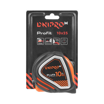 Mērlente Profit 25mm x 10m, ar magnētu 81733000 DNIPRO-M (81733000)