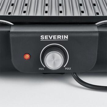 Severin Гриль 8556, 2300 W, 0-230°C, 37x29 см, съемные детали, выключатель безопасности, индикаторные лампы (8556)