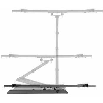Gembird sienas stiprinājums WM-80ST-05, atbalsta 1 televizoru, 37-80 collas, VESA 200x200-600x400 mm, 50 kg, 180° pagrieziens (WM-80ST-05)