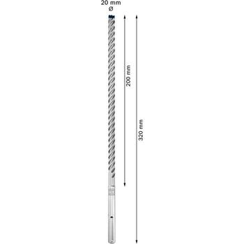 Bosch Expert 2608900264 SDS-Max 8X triecienurbis, 18x400x540mm, 5 gab., pilna karbīda galva, dzelzsbetonam (2608900264)