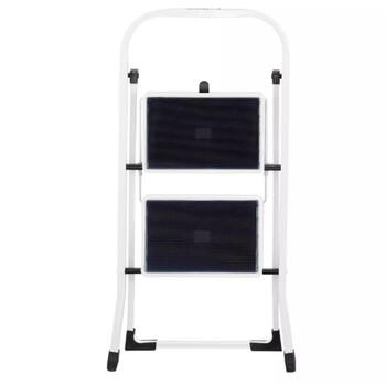 Hailo K40 BasicLine 034342100 salokāms pakāpienu soliņš, 2 pakāpieni, 225cm, 150kg, tērauds, drošības rokturis (034342100)
