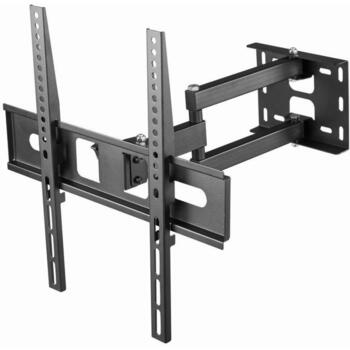 Gembird sienas stiprinājums WM-55ST-03, atbalsta 32-55'' televizorus, VESA 400 x 400 mm, attālums no sienas 105-429 mm (WM-55ST-03)