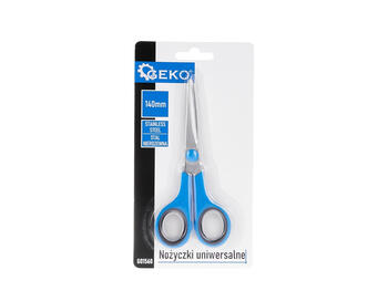 Geko Universālie šķēres G01560, 140mm, 1,5mm, PP, TPR, ergonomiska rokturis (G01560)