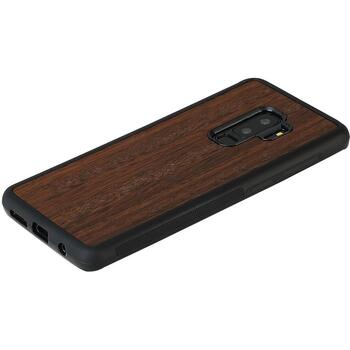 Man&Wood Aizmugurējais vāciņš M6120B, 75x161x9mm, 30.6g, dabīgs koks, polikarbonāts, saderīgs ar Samsung Galaxy S9 Plus (M6120B)