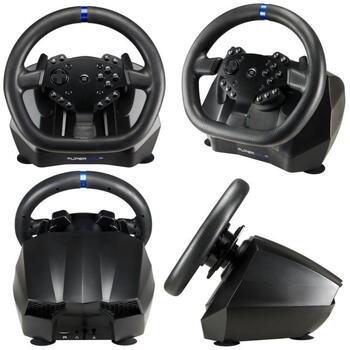 Subsonic Гоночный руль SV 950 SA5640-NG, 270-900°, 14 кнопок, USB, 26.5см, совместим с PS4, Xbox One, Windows (SA5640-NG)