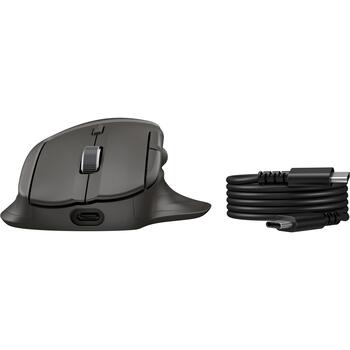 HP Bezvadu pele 785M B8YX4AA#ABB, klusais klikšķis, vairāku ierīču atbalsts, uzlādējams akumulators, USB Type-C uzlāde, Bluetooth (B8YX4AA#ABB)