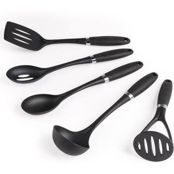 Russell Hobbs Набор кухонных принадлежностей RH03026EU7, 5 предметов, нейлон, черный цвет, 5 единиц (RH03026EU7)