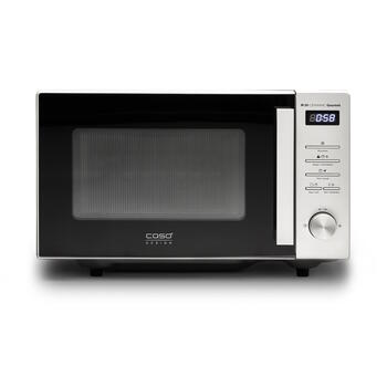 Brīvi stāvoša mikroviļņu krāsns ar keramisko pamatni 20 L 700 W Sudraba 03321 Caso (03321)