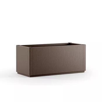 Stefanplast Ethica 2168503, puķu kaste, 80x36x35cm, 80L, brūna, plastmasa, modulāra (2168503)