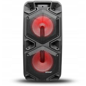 Prime3 Праздничная колонка APA20, 8000 W P.M.P.O., 12 V 4 Ah аккумулятор, Bluetooth, FM радио, USB, microSD, AUX, LED подсветка (APA20)